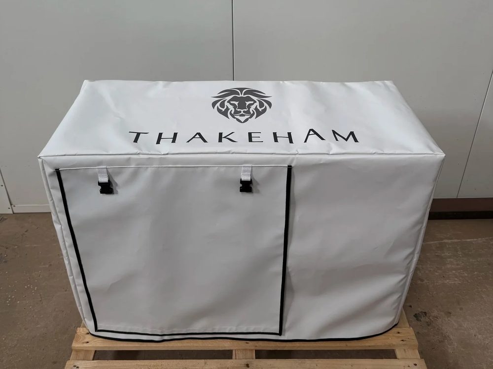 Thakeham branded heat pump cover